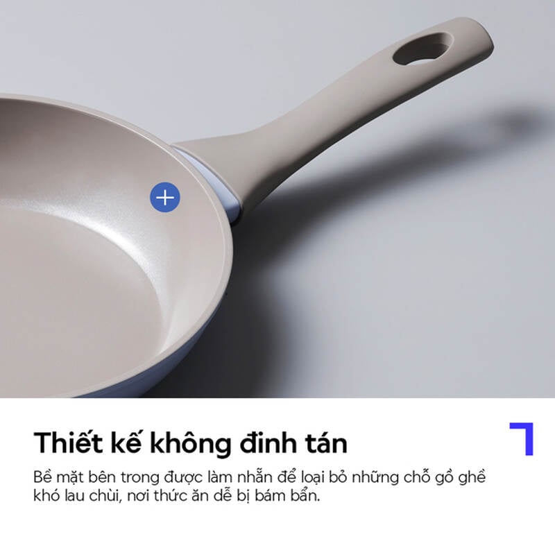 Chảo chống d&iacute;nh phủ ceramic LocknLock Pastella IH đ&aacute;y từ inox 430 - Nhiều k&iacute;ch thước image number null